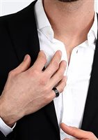 Anello Maserati Uomo RINGS in Ceramica JM223ATZ25019 - JM223ATZ25019